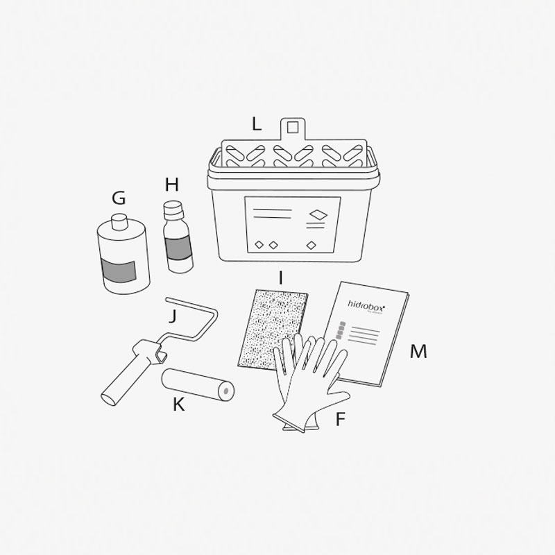 Hidrobox Kromat Erneuerungs Set