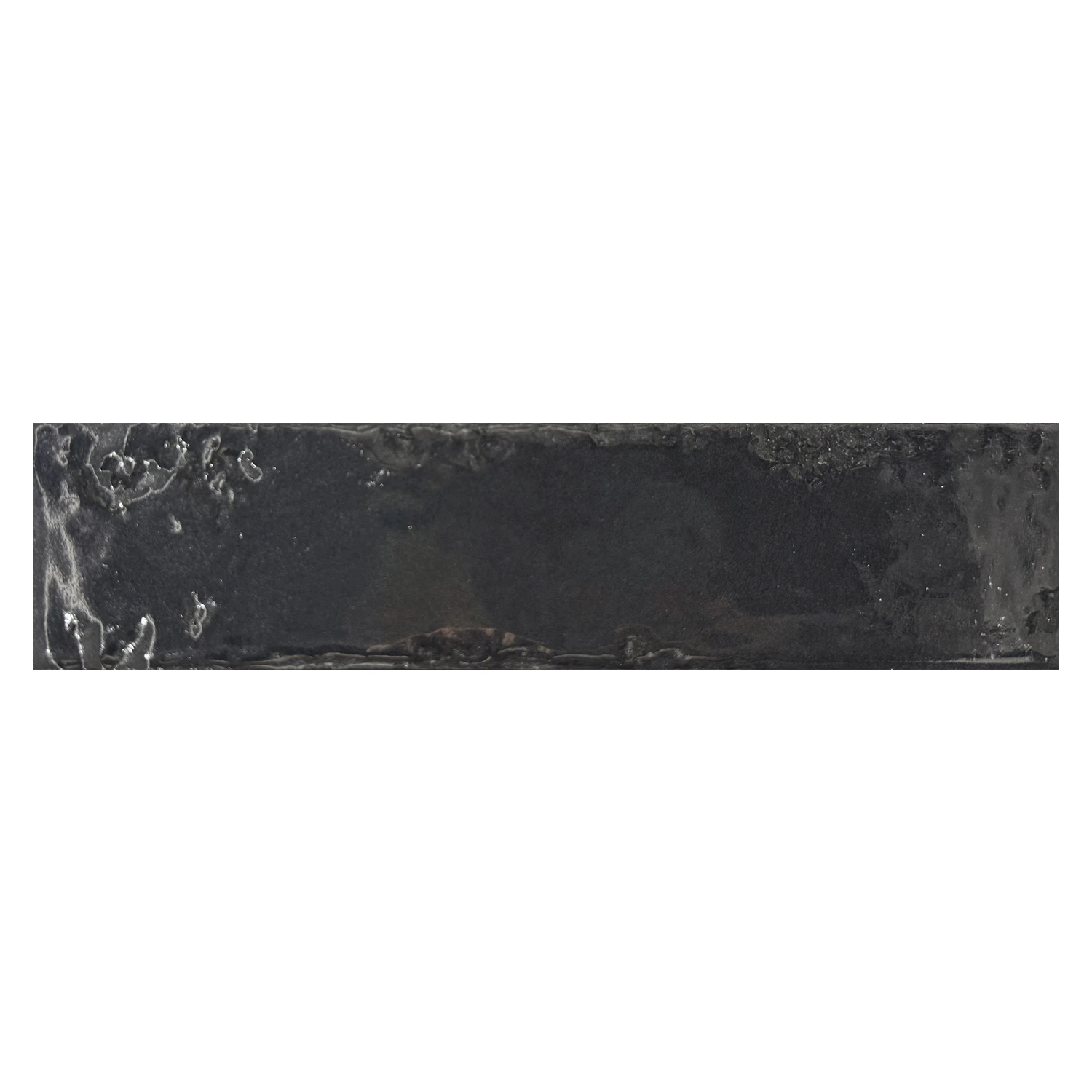 Wandfliese Brick Ziegeloptik Ark Black 6 x 25 cm Muster