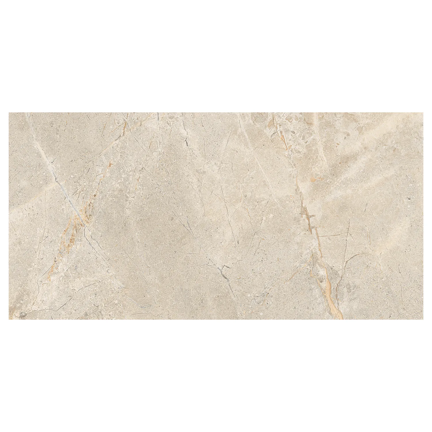 Steinoptik Terrassenplatte Crust Beige 60 x 120 cm