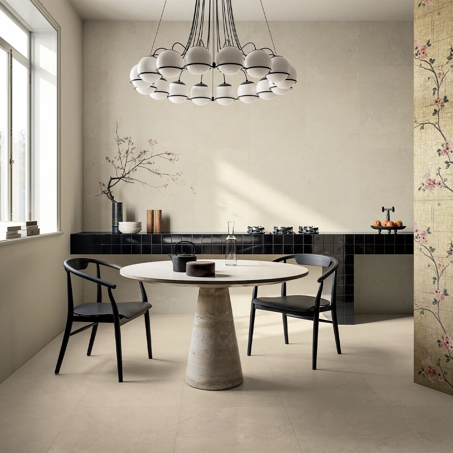 Steinoptik Bodenfliese Portland Sabbia 60 x 90 cm