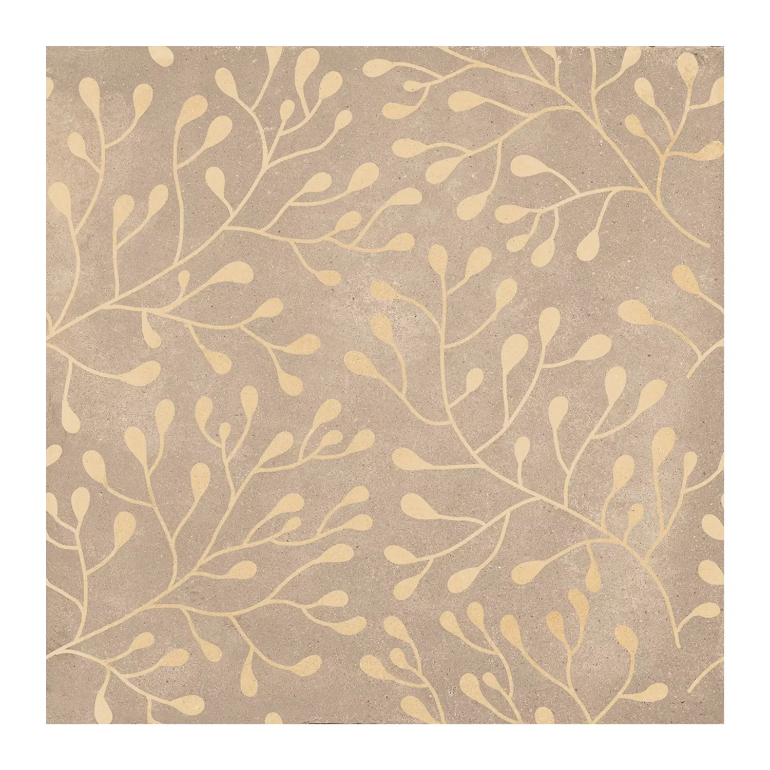 Jugendstil Fliese Design Evo Senape A 20 x 20 cm