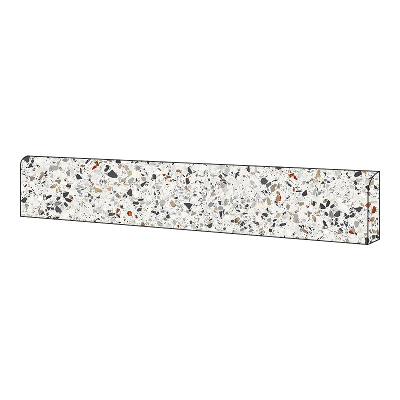 Terrazzo Beton Sockel Kado Ice Flakes 7 x 90 cm