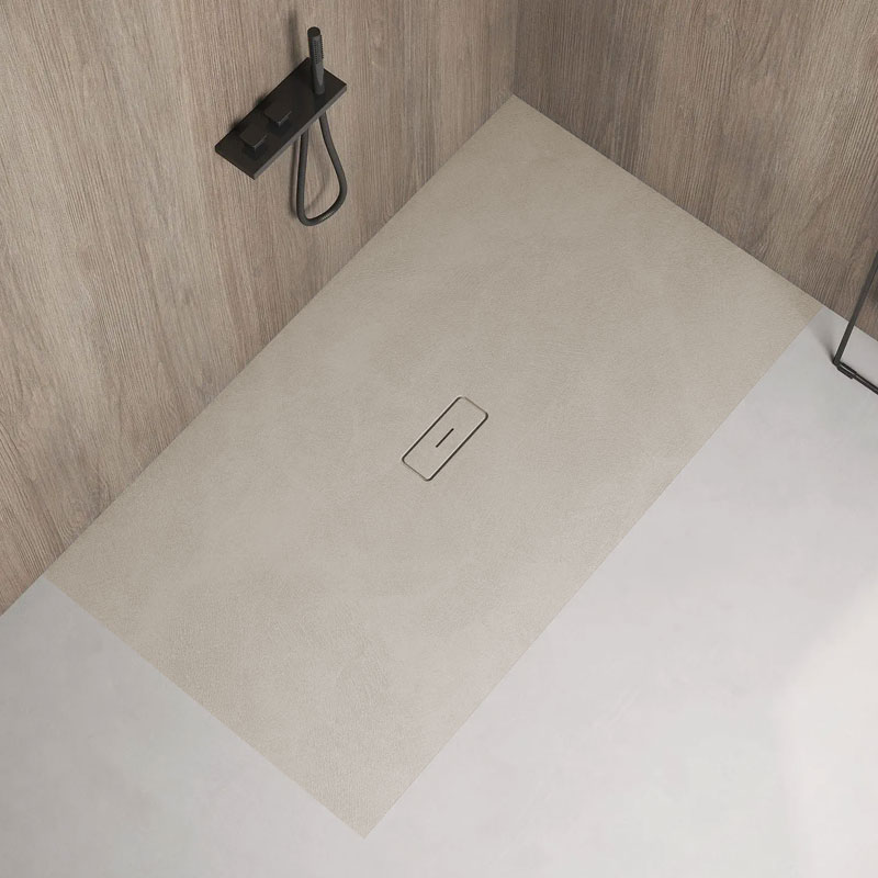 Hidrobox Arq Kromat Duschfläche 70 cm x 100 cm Pietra