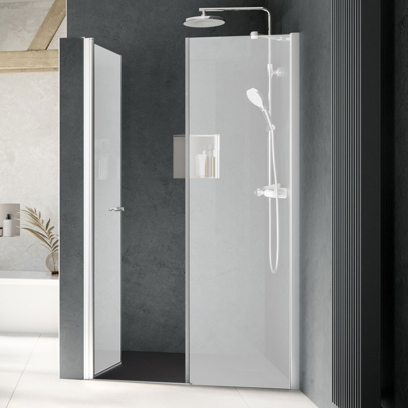 HSK Exklusiv 2.0 Drehtür Nische pendelbar m.Nebenteil 140 cm