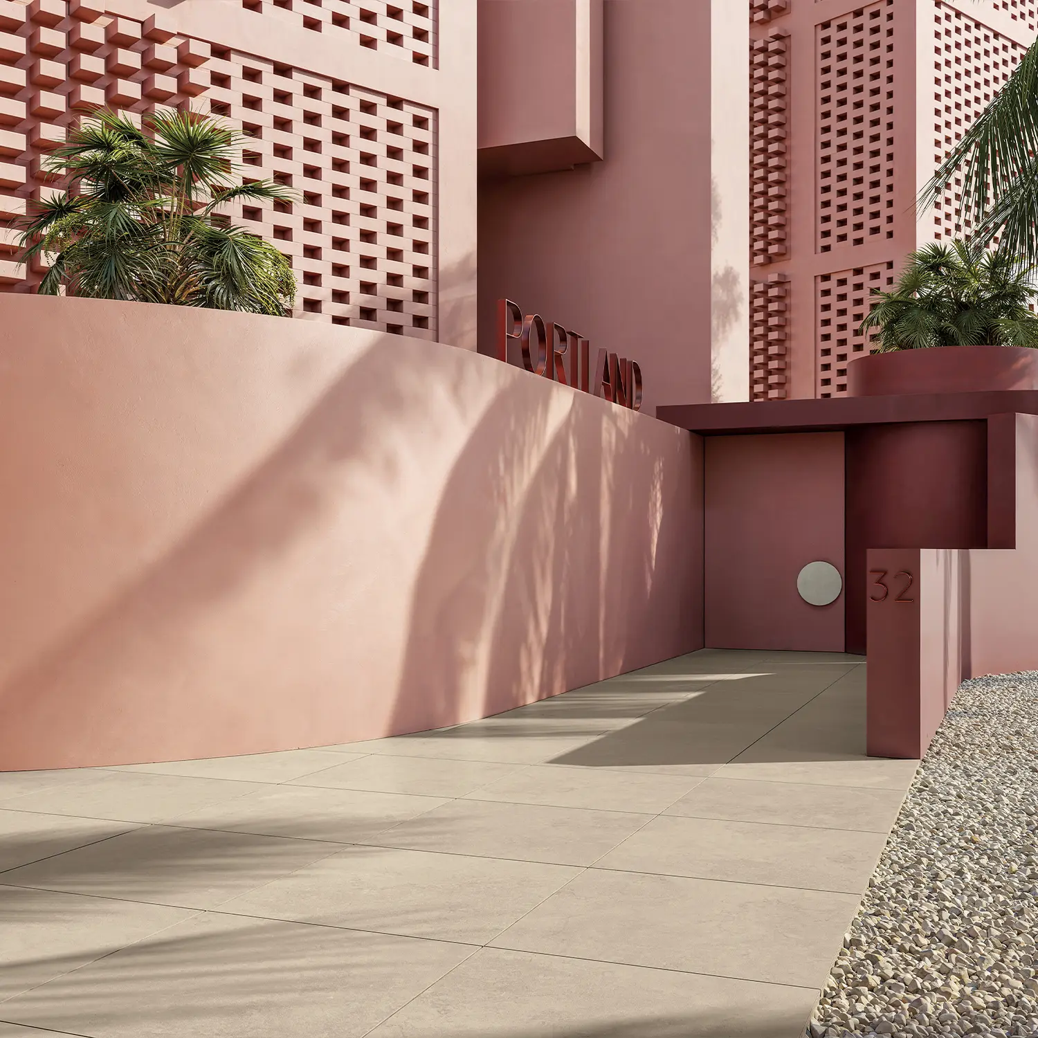 Steinoptik Terrassenplatte Portland Sabbia 60 x 90 cm