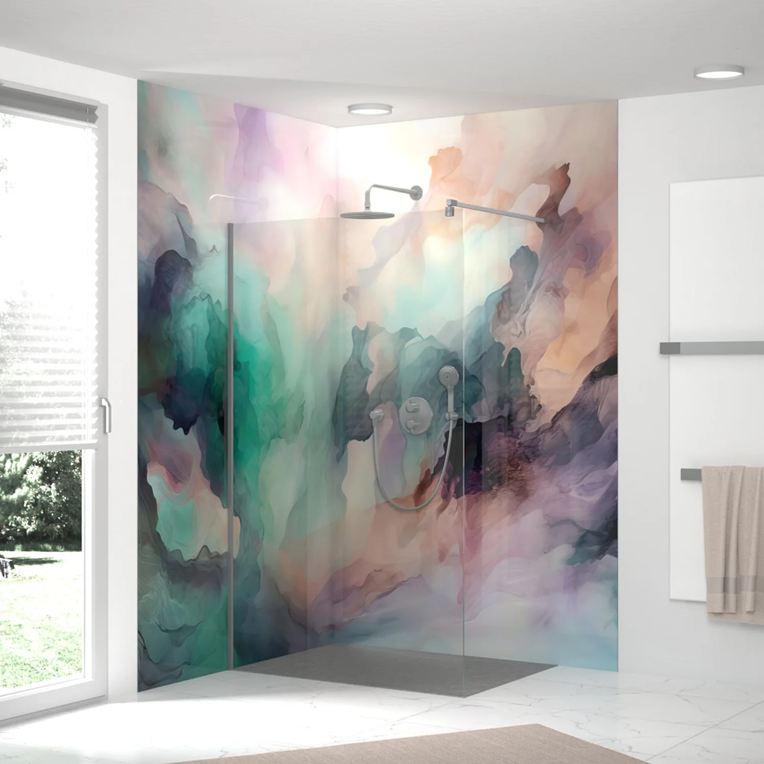 HSK RenoDeco Fotodruck Designplatte Seidenmatt 150 x 255 cm