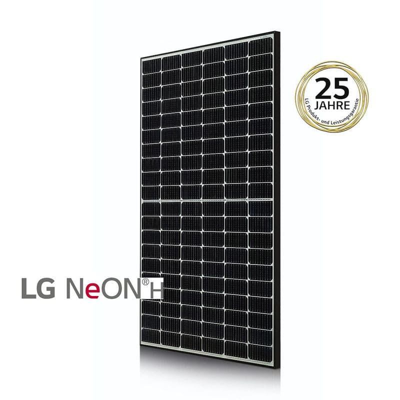 18 x LG Mono Solarmodul NeON H LG385N1C-E6 black frame