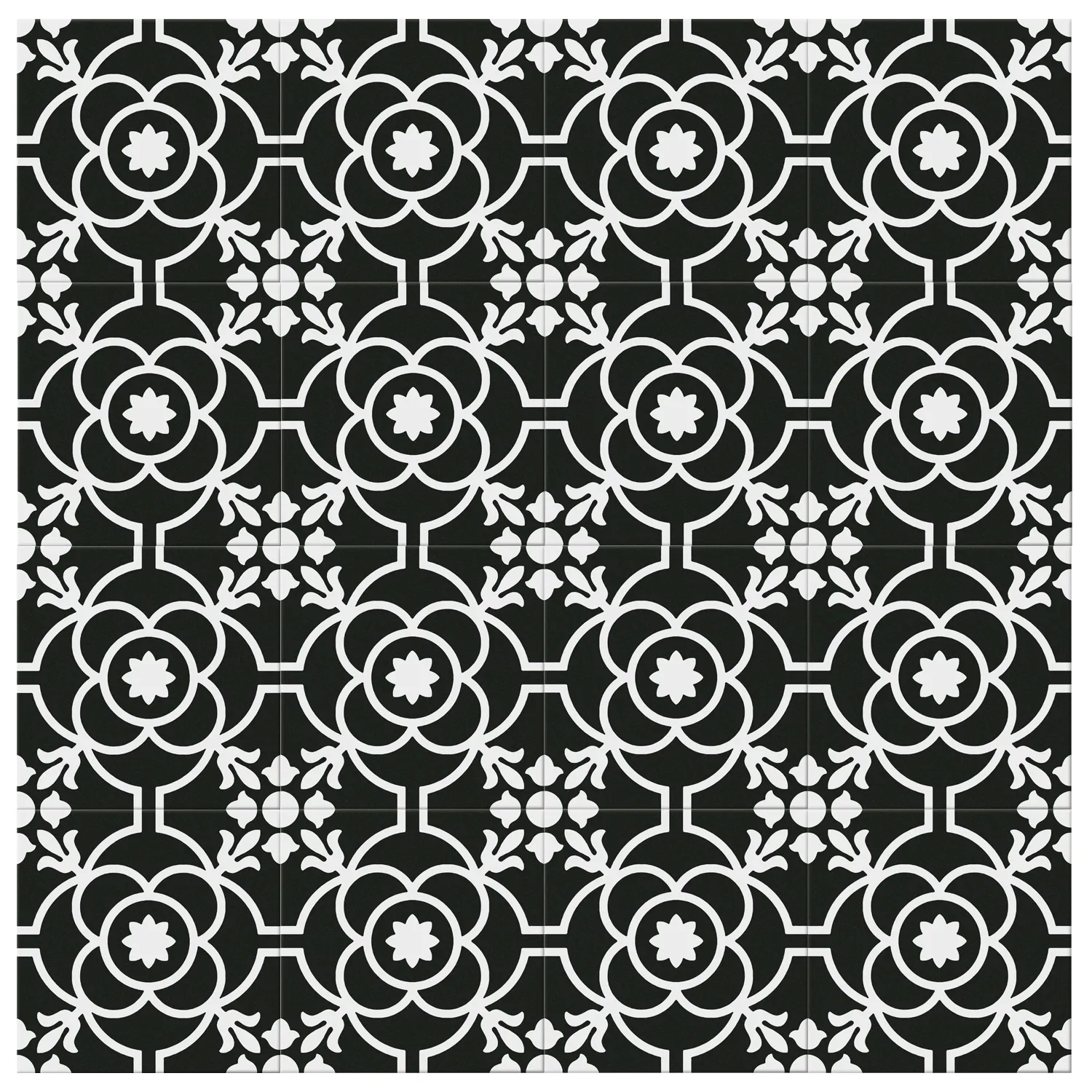 Casa Collection Hidra Berna White 20 x 20 cm Bodenfliese