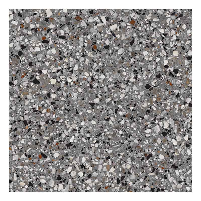 Terrazzo Beton Fliese Kado Lead Flakes 60 x 60 cm