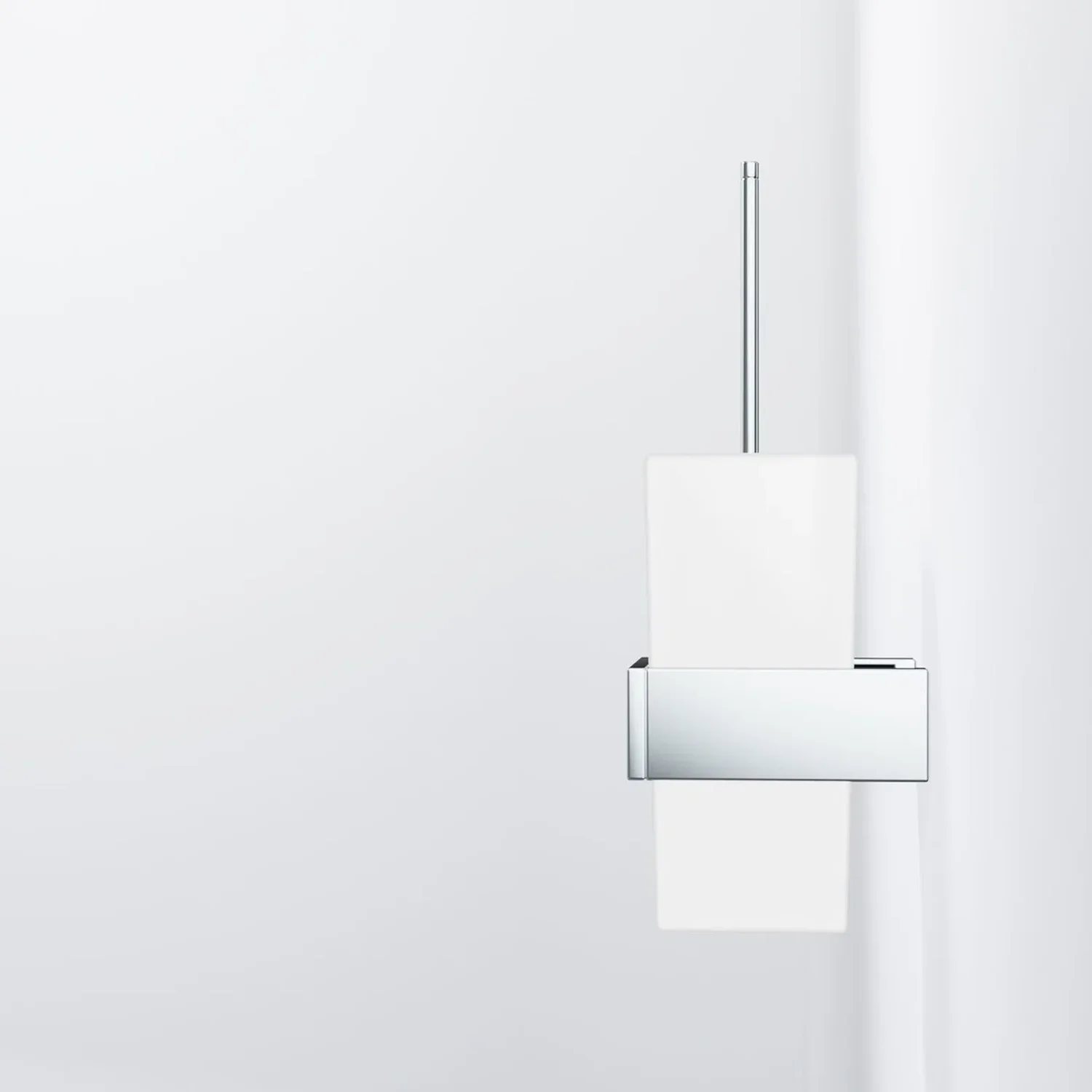 Steinberg Serie 460 Bürstengarnitur Glas satiniert weiß