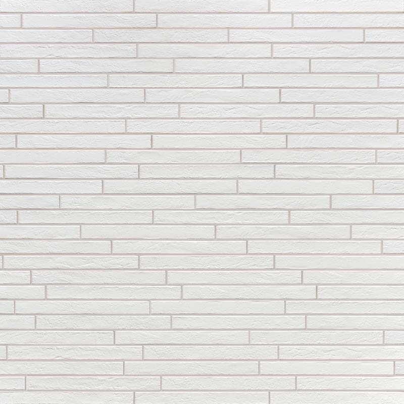 Brick Fischgraet Fliese Nolita White 4,8 x 45 cm Muster