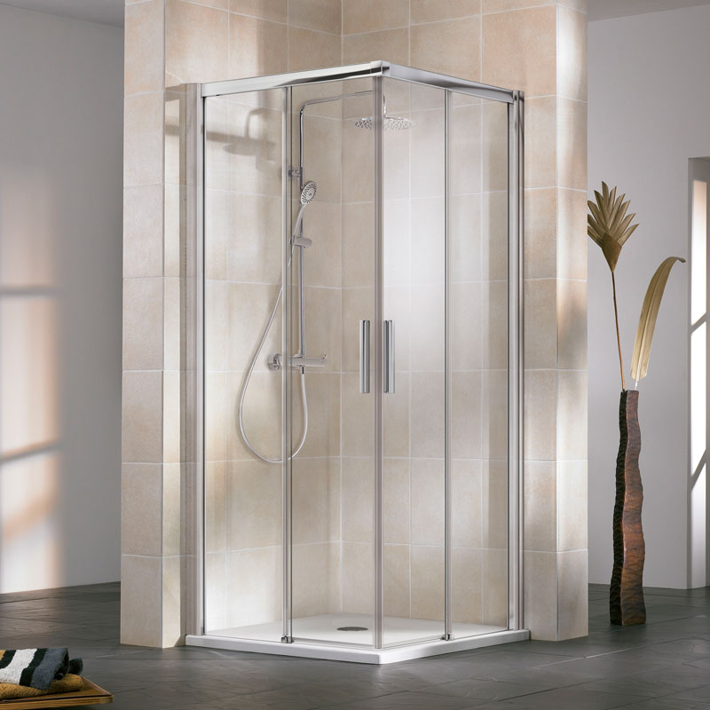 HSK Favorit Schiebetür Eckeinstieg bodenfrei 90 x 140 cm