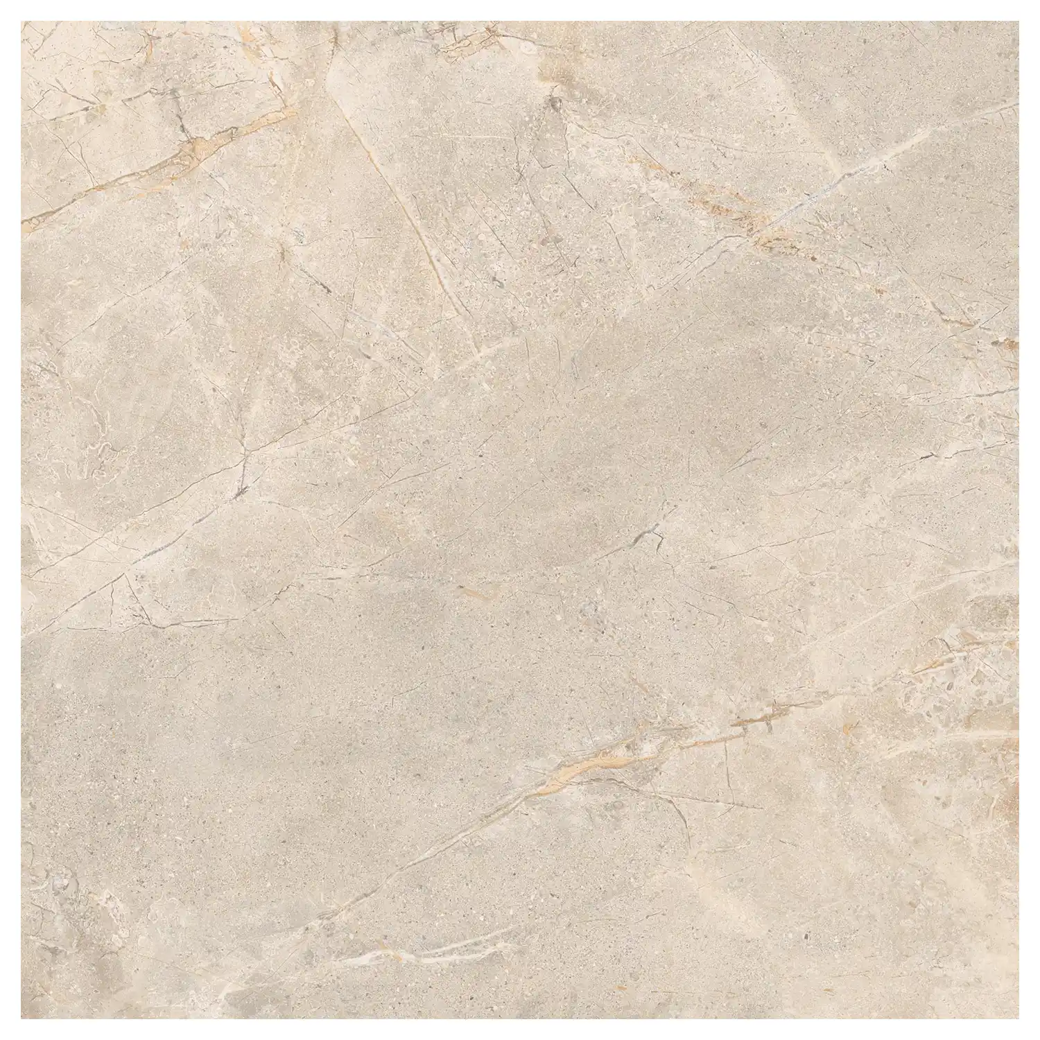 Steinoptik Fliese Crust Beige 120 x 120 cm