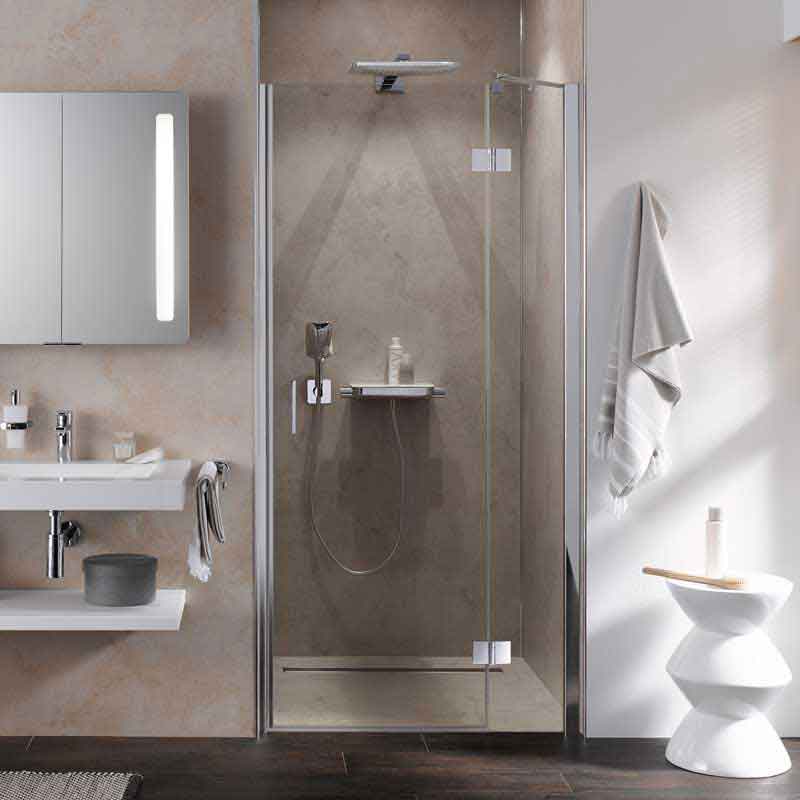 HSK Aperto Drehtür pendelbar an Nebenteil 75 cm