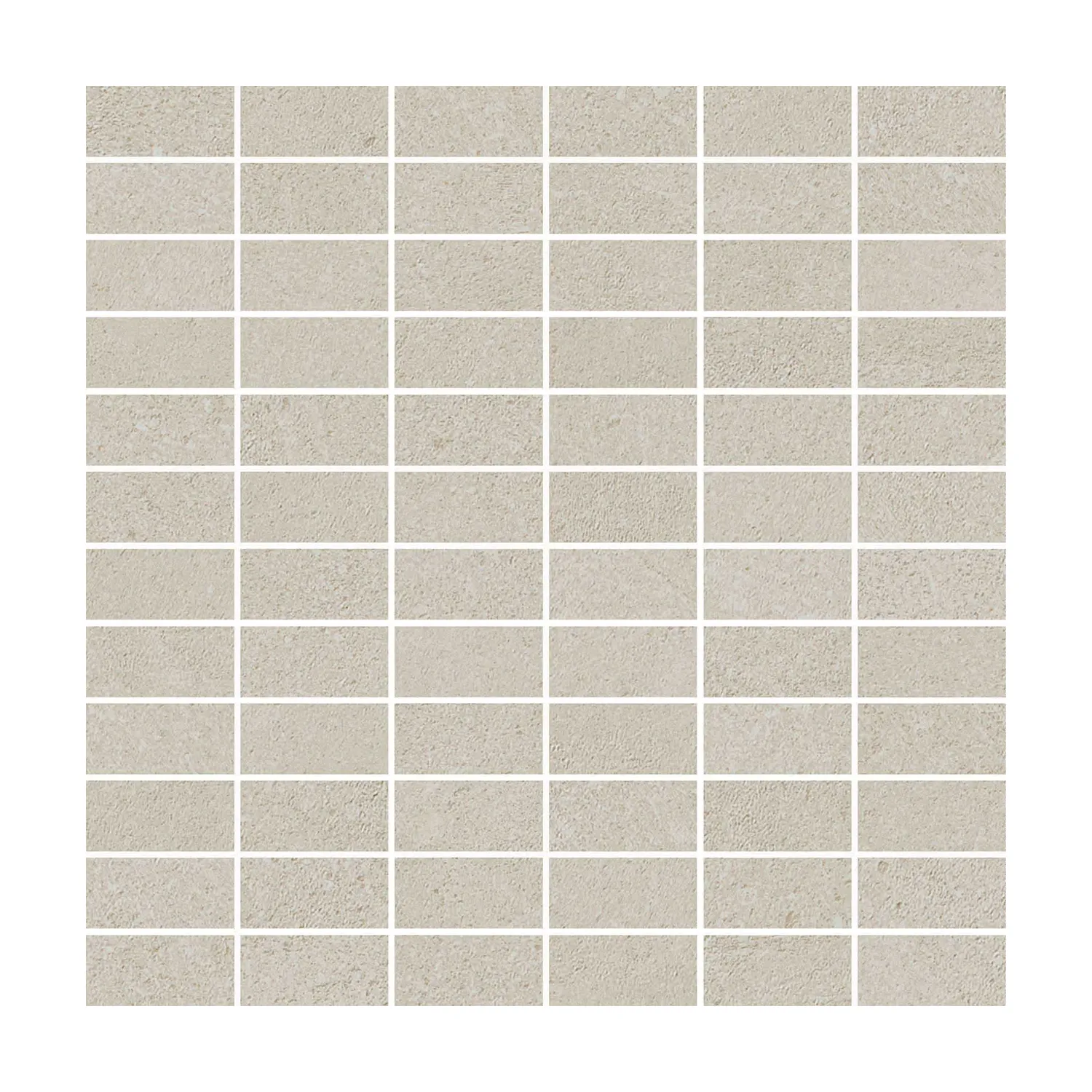 Steinoptik Mosaikfliesen Petra Crema 2,5 x 5 cm