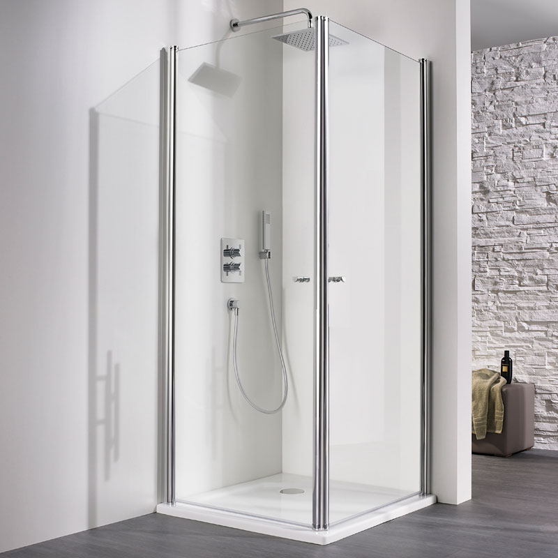 HSK Exklusiv Eckeinstieg Duschkabine 2-teilig 90 x 90 cm