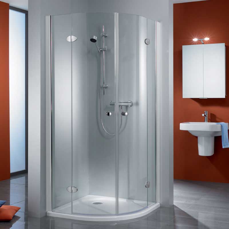 HSK Premium Classic Viertelkreis Dusche 4-teilig 100 x 100