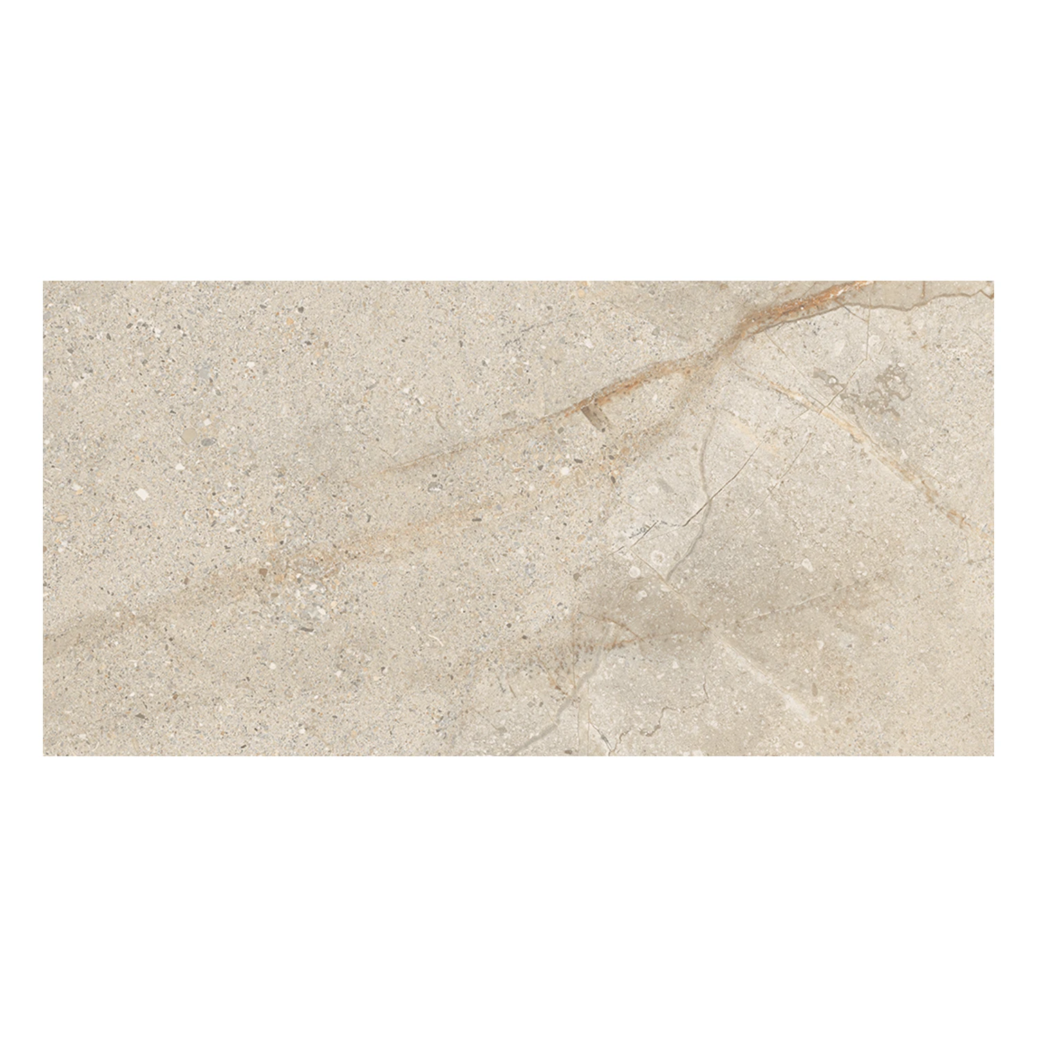 Steinoptik Fliese Crust Beige 30 x 60 cm Musterfliese