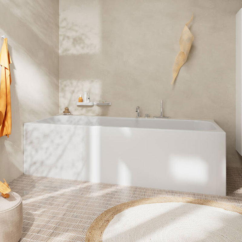 Hansgrohe Tecturis S 3-Loch Wannenrand Armatur