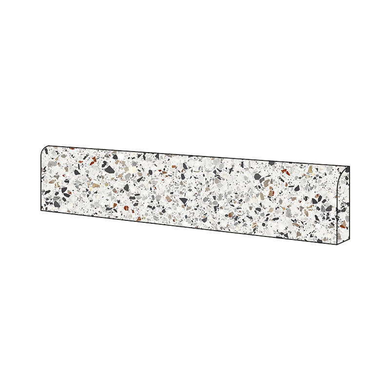 Terrazzo Beton Sockel Kado Ice Flakes 9 x 60 cm