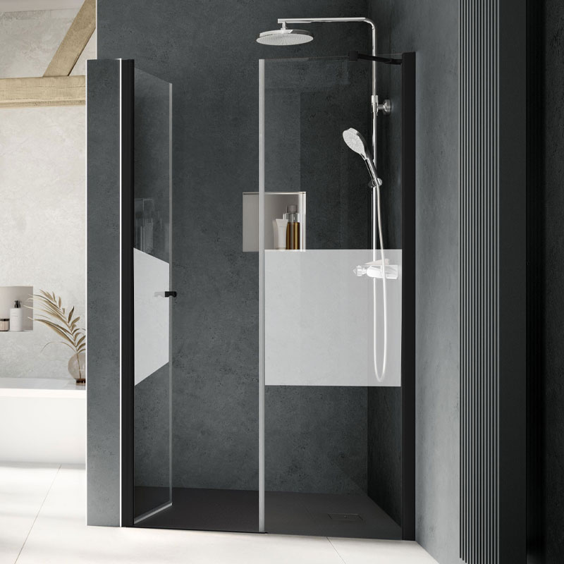 HSK Exklusiv 2.0 Drehtür Nische pendelbar m.Nebenteil 120 cm