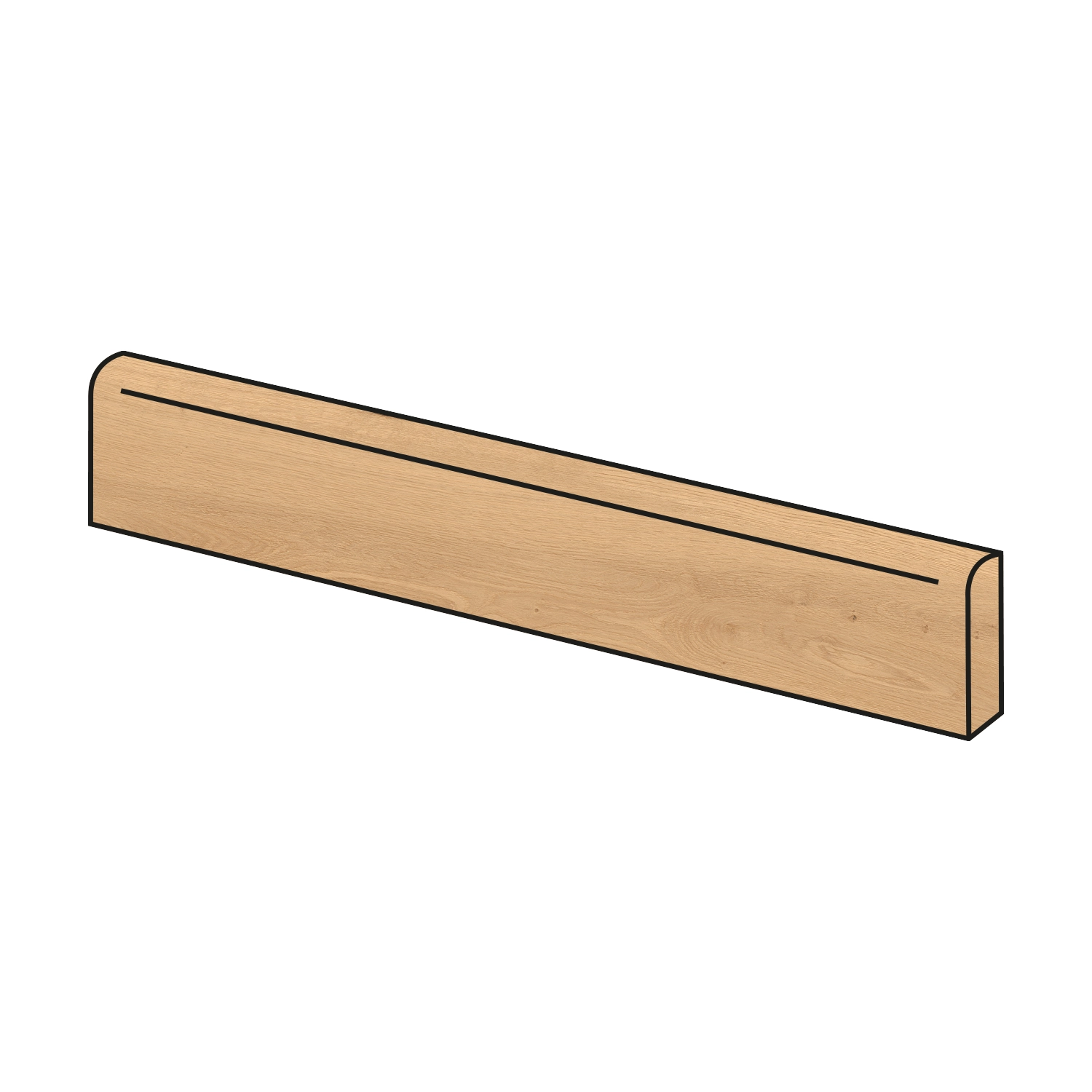 Holzoptik Sockel Oku Contemporary Blonde 8 x 45 cm