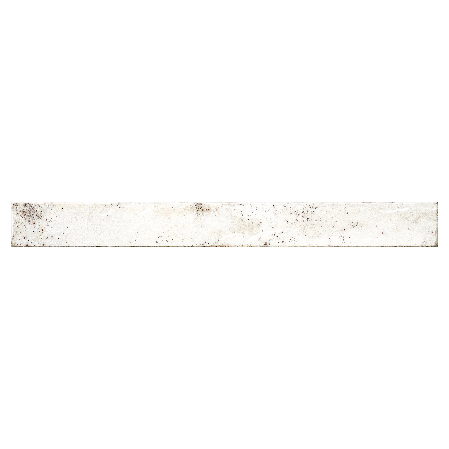 Wandfliese Brick Genesi White 4,8 x 45 cm