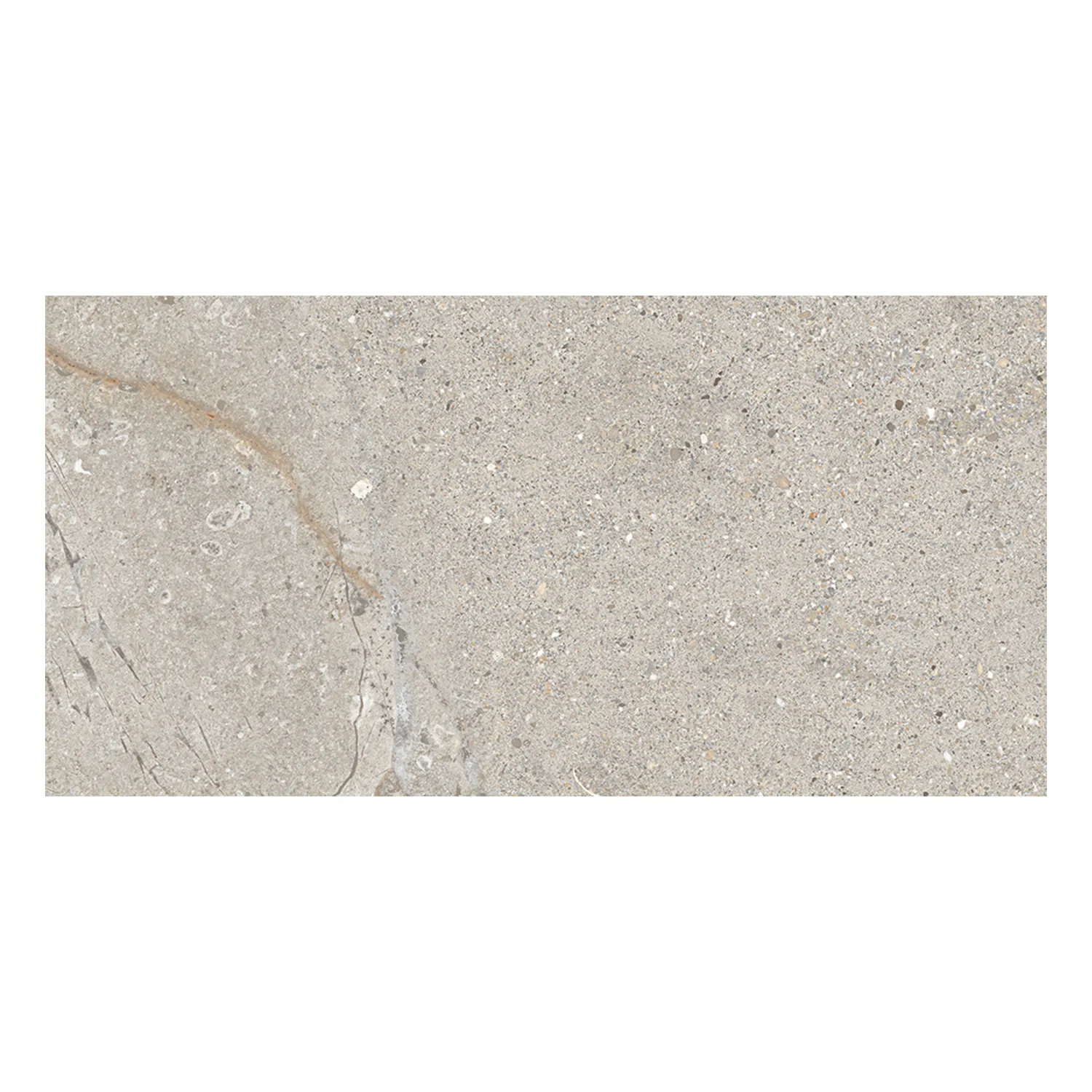 Steinoptik Fliese Crust Taupe 30 x 60 cm Musterfliese