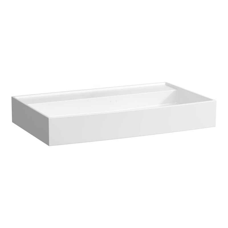 Laufen Kartell Aufsatzwaschtisch 80 x 46 cm geschliffen
