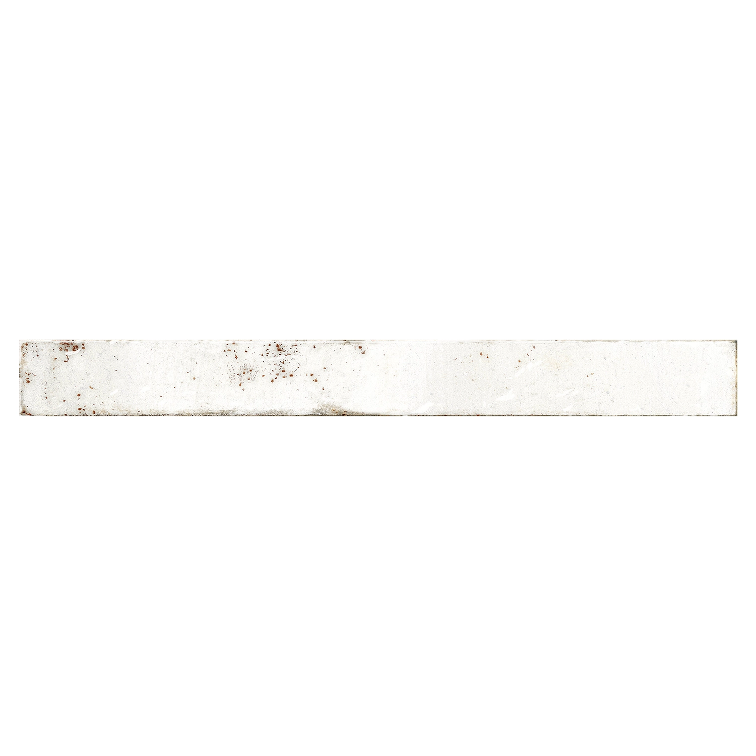 Wandfliese Brick Genesi White 4,8 x 45 cm