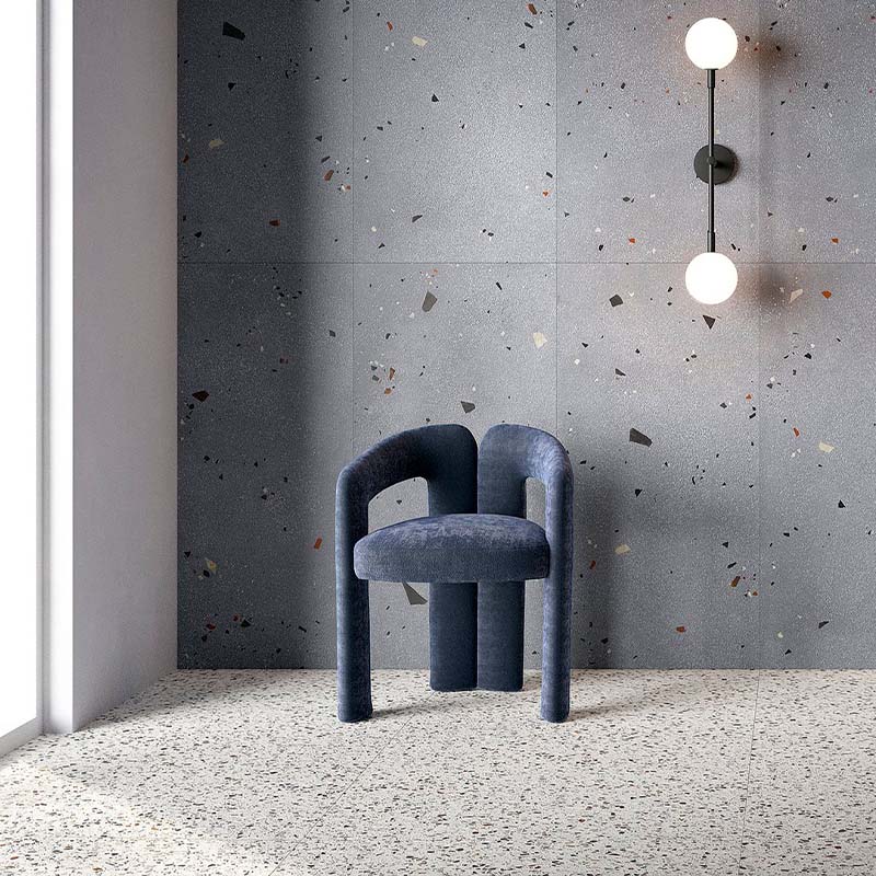 Terrazzo Beton Fliese Kado Ice Flakes 60 x 120 cm