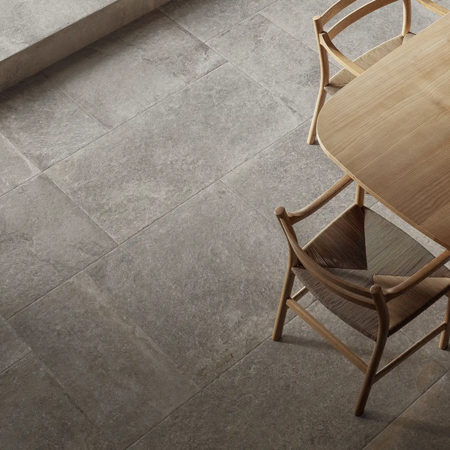 Rustikale Steinoptik Bodenfliese i-stone Grey 60 x 120 cm