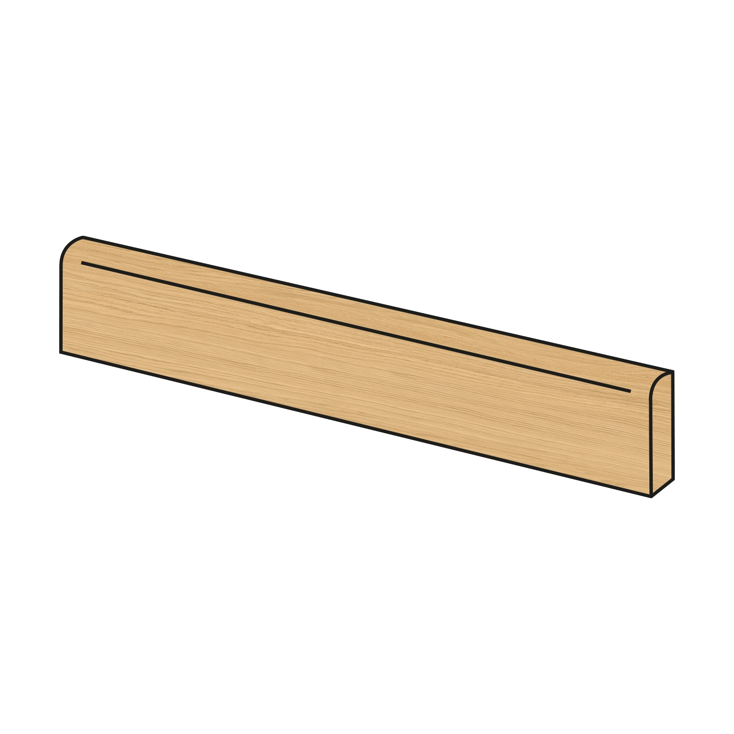 Holzoptik Sockel Oku Modern Honey 8 x 45 cm