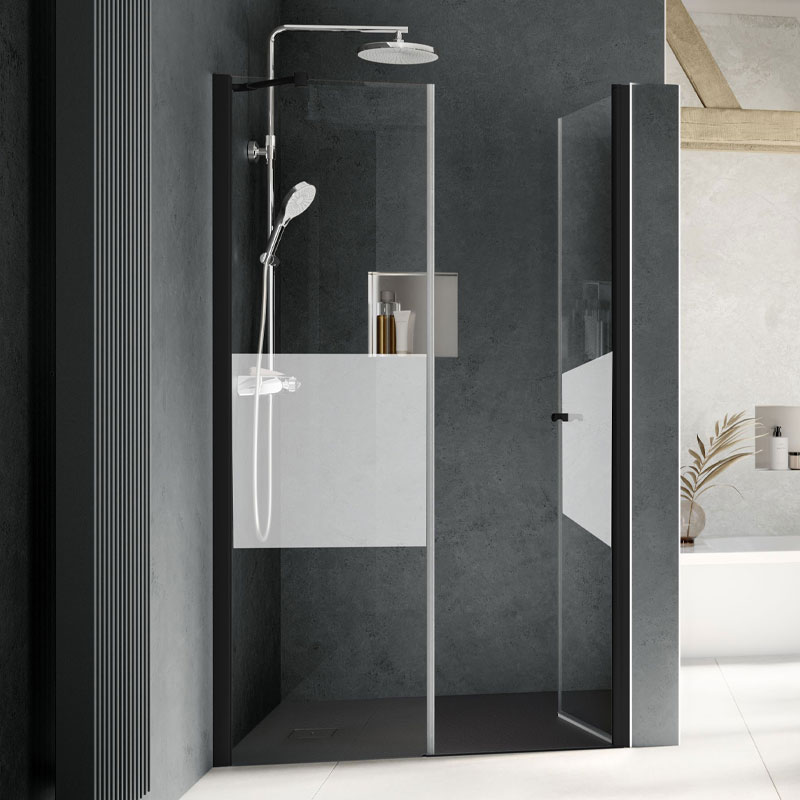 HSK Exklusiv 2.0 Drehtür Nische pendelbar m.Nebenteil 120 cm