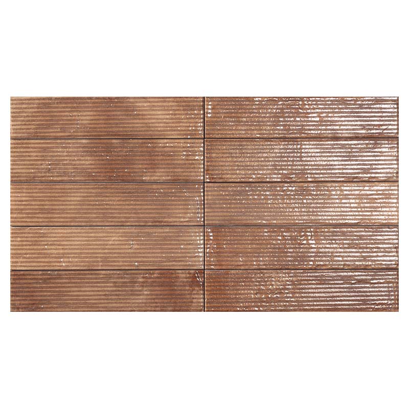 Brick Wandfliese CIR City Lines Brown Mix 6,5 x 29 cm