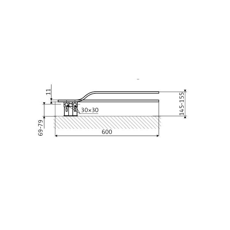 HSK YENGA Plus Badheizkörper 600 x 1742 mm