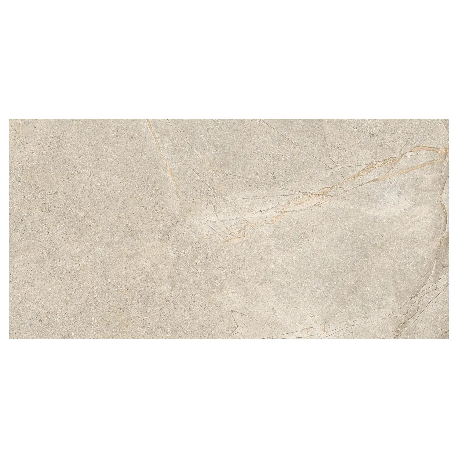 Steinoptik Terrassenplatte Crust Beige 60 x 120 cm