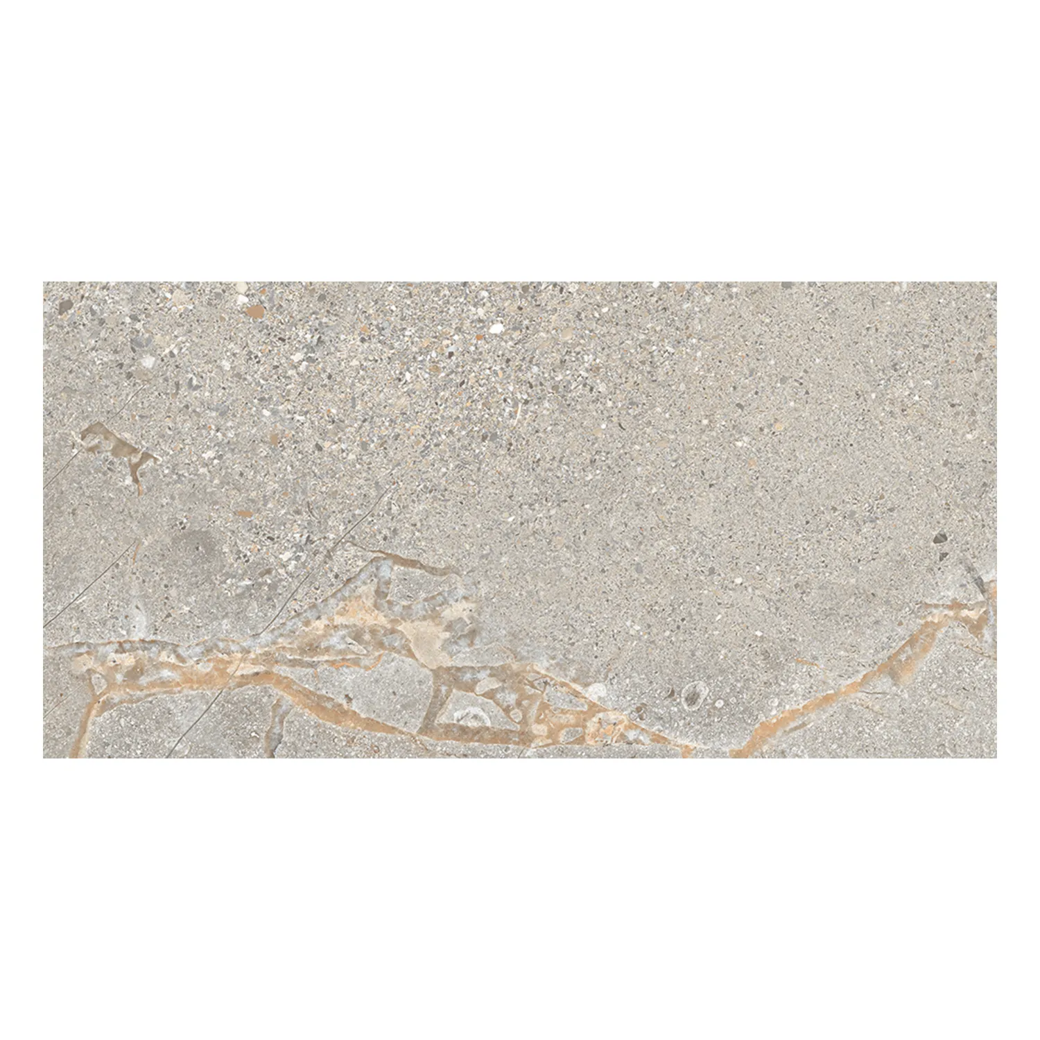 Steinoptik Fliese Crust Taupe 30 x 60 cm Musterfliese