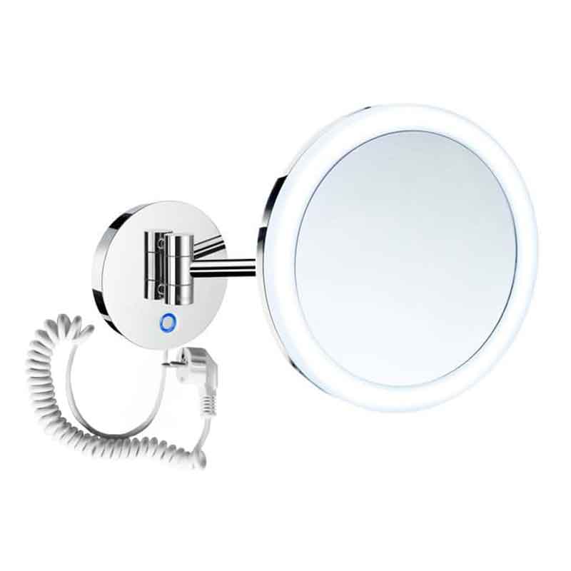 cenotes Universal Kosmetikspiegel LED Wandmodell 3-Fach rund