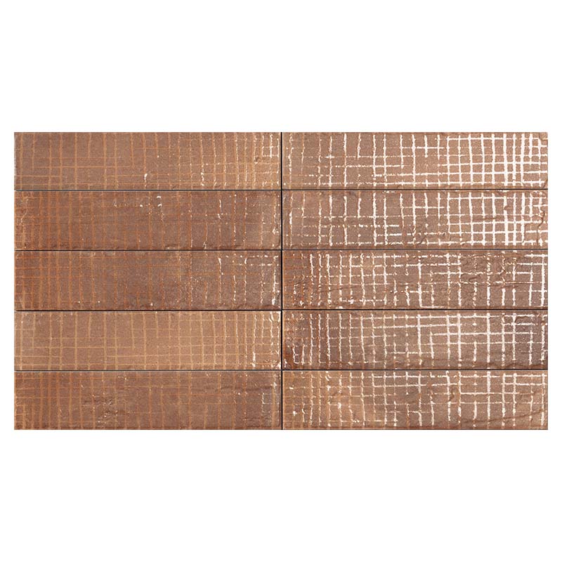 Brick Wandfliese CIR City Squares Brown Mix 6,5 x 29 cm