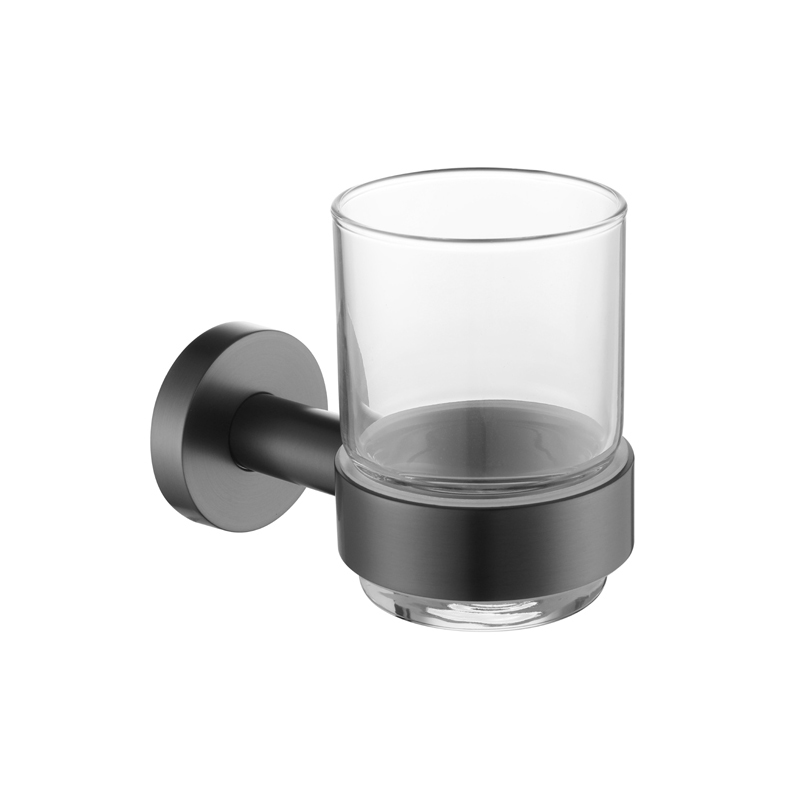 Avenarius Serie 200 gunmetal Glashalter mit Glas