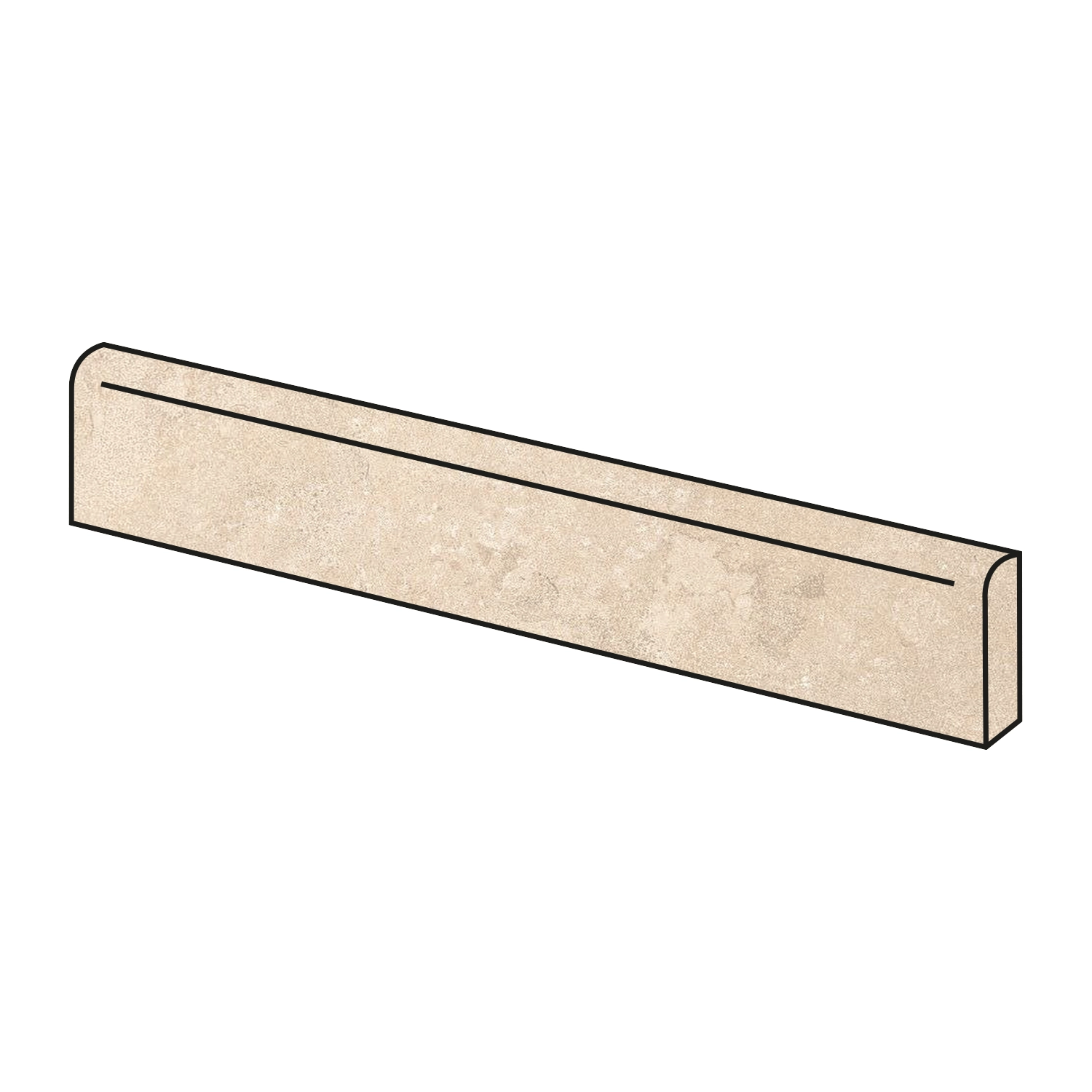 Steinoptik Sockel Portland Rock Beige 7,5 x 60 cm