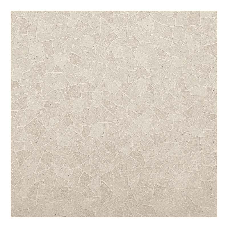 Betonoptik Bodenfliese Terracruda Caolino Ciottolo 80 x 80 cm
