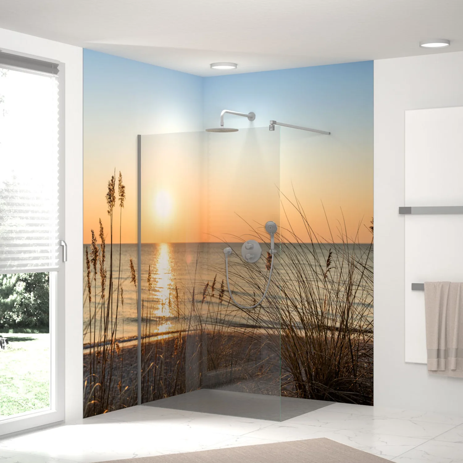 HSK RenoDeco Fotodruck Designplatte Seidenmatt 100 x 255 cm