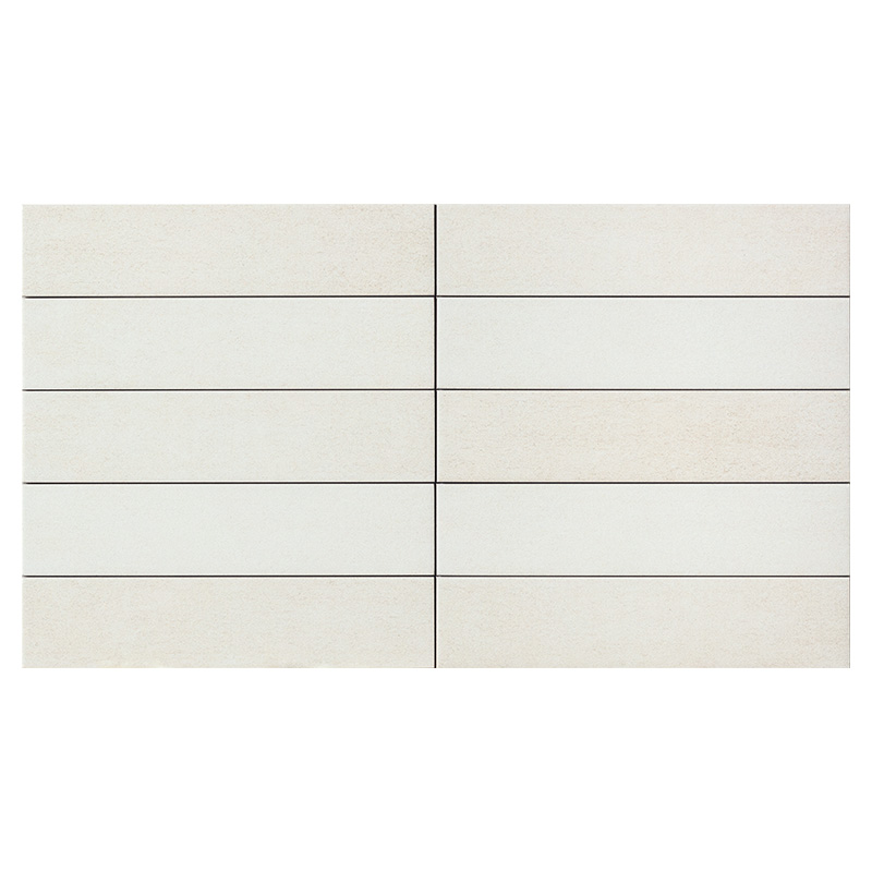 Brick Fliese CIR Porta Nuova Bianco Matt 6,5 x 29 cm