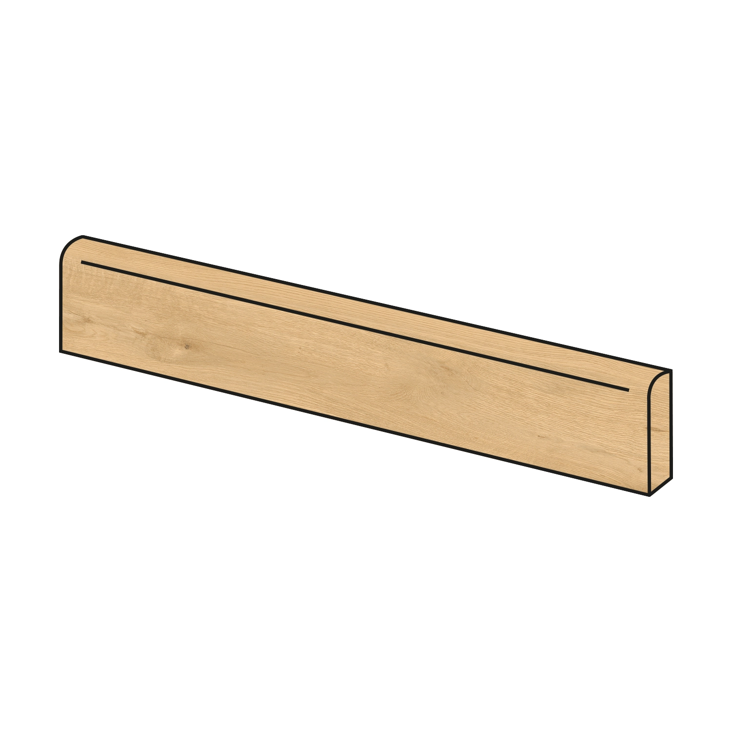 Holzoptik Sockel Oku Contemporary Natural 8 x 45 cm