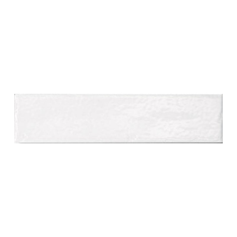 Fliese Ziegeloptik Mojave White Brick 6 x 25 cm Muster