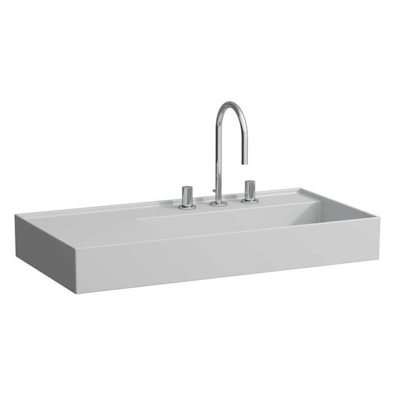 Laufen Kartell Waschtisch 90 x 46 cm unterbaufähig Ablage links