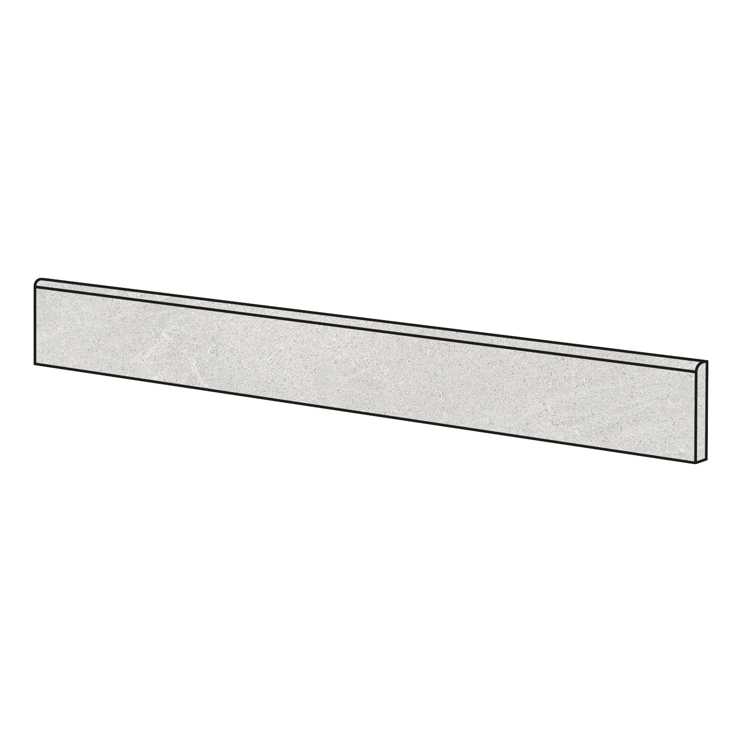 Steinoptik Sockel Natural White 7 x 120 cm