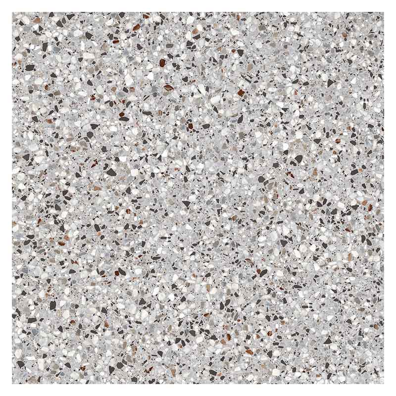 Terrazzo Beton Terrassenplatte Kado Smoke Flakes 90 x 90 cm